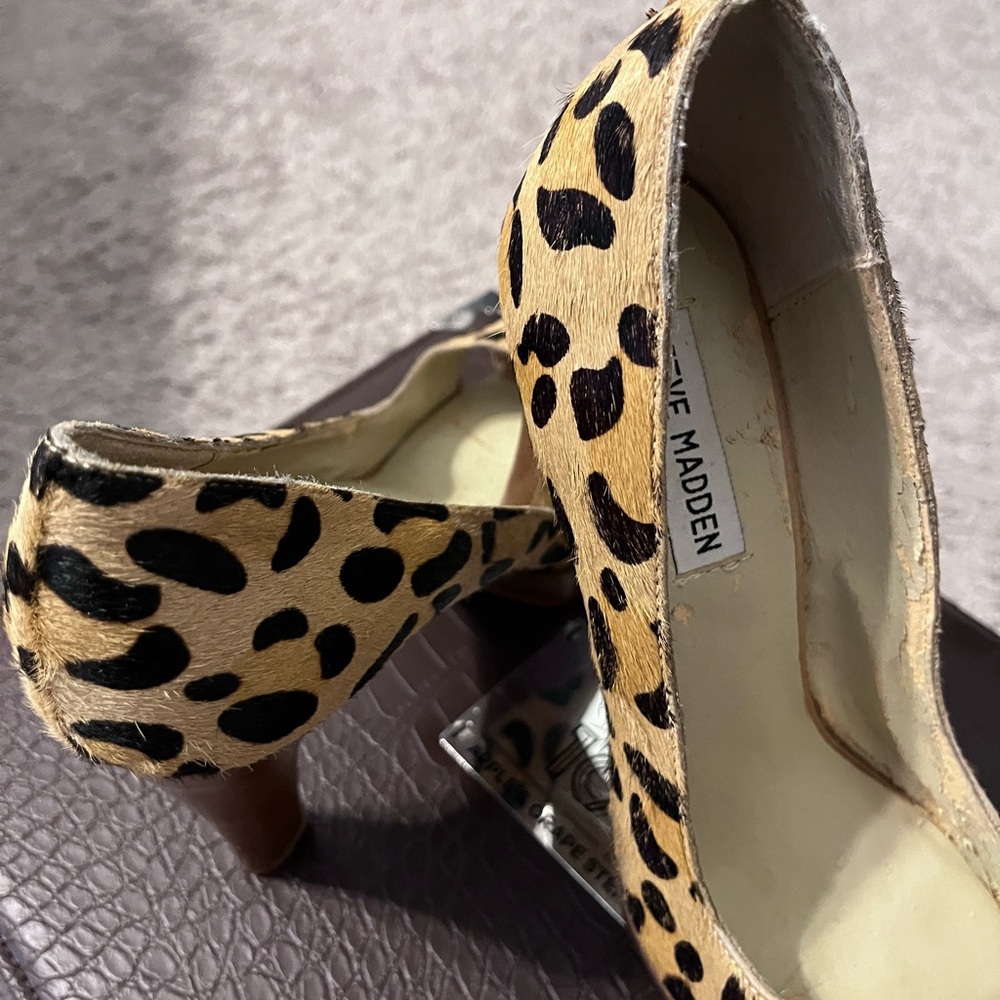 Authentic Leopard Pumps - Picture 3 of 5